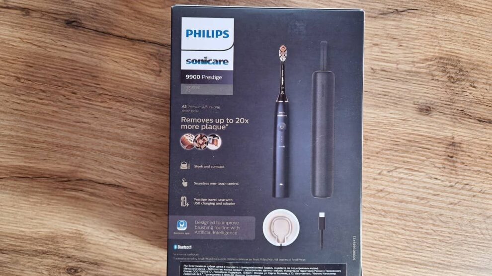 Balení Philips SonicCare DiamondClean Prestige 9900