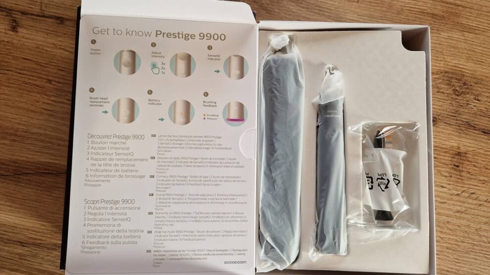 Balení Philips SonicCare DiamondClean Prestige 9900