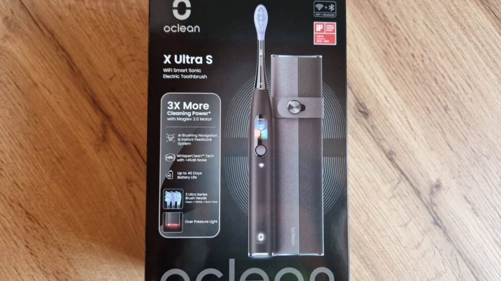 Oclean X Ultra S Black sonický kartáček - 06