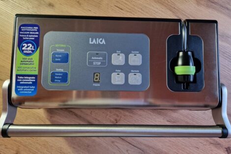 Recenze Laica XPro vakuovačka VT3240 - ovládání