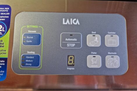 Recenze Laica XPro vakuovačka VT3240 - ovládání