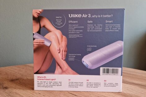 Balení IPL epilátoru Ulike Air 3