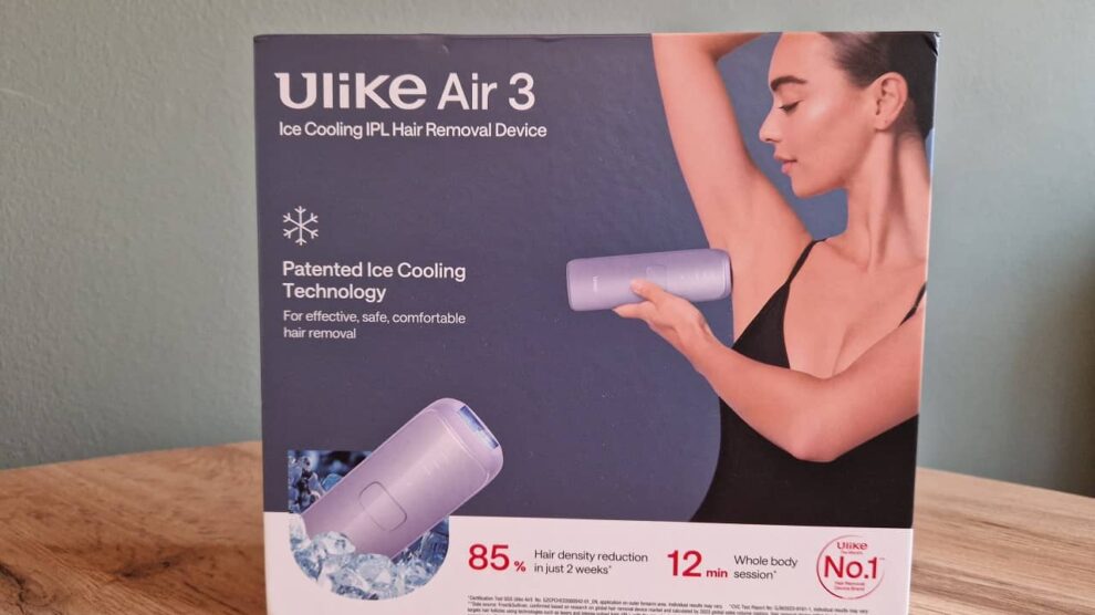 Balení IPL epilátoru Ulike Air 3