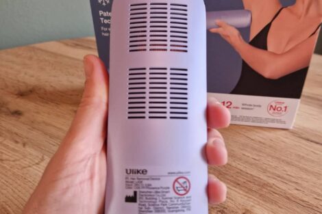 Zadní strana IPL epilátoru Ulike Air 3